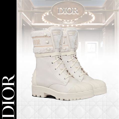 white boots dior|dior luxury ankle boots.